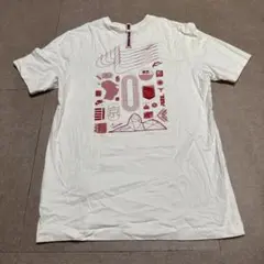 Nike ナイキ　半袖　tシャツ　白　ホワイト　赤　東京　M
