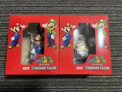 スーパーマリオ　スタンダードフィギュア　ワリオ　マリオ　2点セット