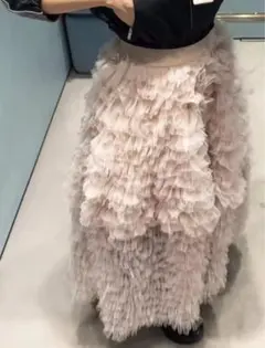 スカート big volume tulle skirt bibiy epine ivory SKIRTS｜Bibiy.