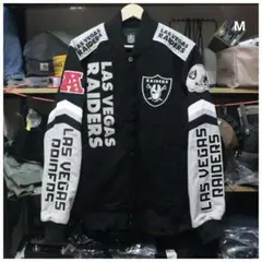 NFL ラスベガス レイダース チャンピオン 刺繍 スタジャン ジャケット NFL ラスベガス レイダース チャンピオン 刺繍 スタジャン