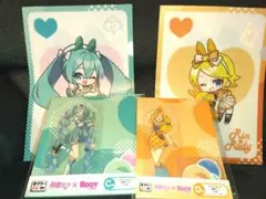 タイトーくじ 初音ミク RODY クリアスタンド クリアファイル ミク リン