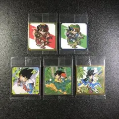 【匿名配送】ドラゴンボールウエハースW18 ドラゴンデフォルメシール5種　N +