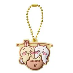 〇食玩 ちいかわぷっくりラバマス ちいかわとうさぎ