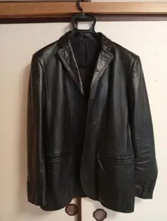 COMME CA DU MODE MEN レザージャケット 黒 M相当　本革