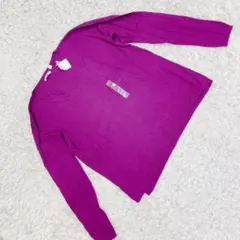 UNIQLO ユニクロ 新品 ムラサキ 長袖 ニット Vネック セーター M