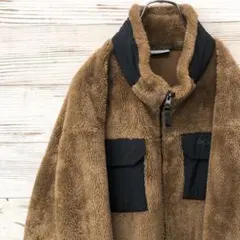 美品 コロンビア ボアフリースジャケット ブラウン XXL