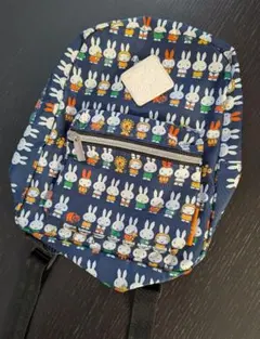 【美品】miffy ミッフィー キッズリュック ネイビー 軽量