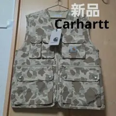 ほぼ新品】Carhartt ダックベスト カモ M - メルカリ