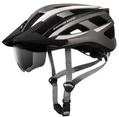 自転車ヘルメット ロードバイク MTB 両用ヘルメット ASTM安全規格 LED