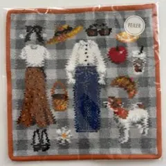 新品•未使用品 IENA フェイラーハンカチオレンジ