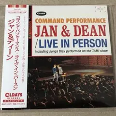 紙ジャケ ジャン＆ディーン コマンド・パフォーマンス ライヴ・イン・パースン