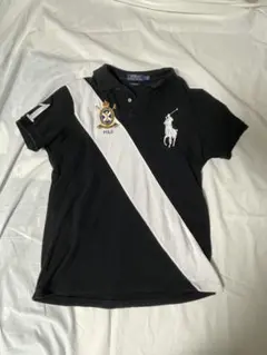 Polo Ralph Lauren ポロシャツ 黒/白 ビックポニー swag