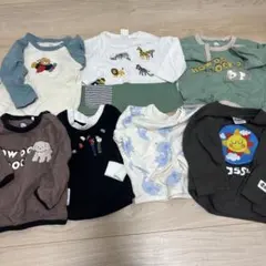 ベビー服 複数色 Tシャツセット 70〜80cm7枚