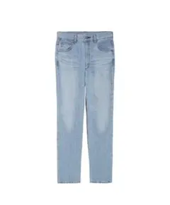 GU ハイウエストストレートジーンズ デニム