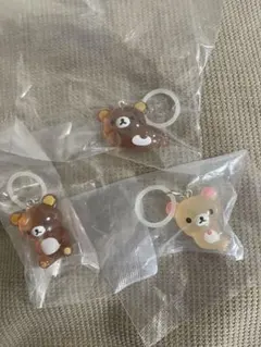 リラックマ クリアマスコットチャーム3点セット