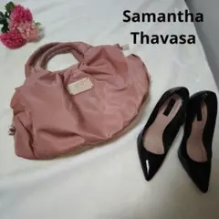 【Samantha Thavasa】ピンク　ハンドバッグ　リボン　レディース 】