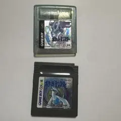 ゆ*ん様 ポケットモンスター クリスタルバージョンと銀のセット