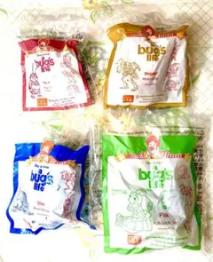 【未開封コンプリート】1998 ハッピーセット バグズライフ 全4種 当時物