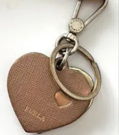 FURLA ハート キーリング チェーン キーホルダー