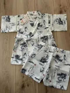 綿100% 和風柄 ベビー甚平 90cm