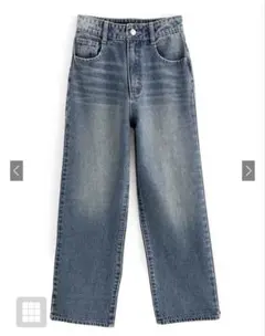 GRL グレイル ストレートデニムパンツ ブルー M [cu468]のサムネイル