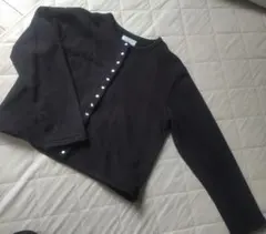 agnès b. ブラックカーディガン サイズ2