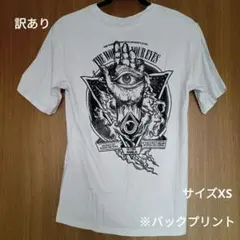 グラフィックプリント Tシャツ XS ホワイト