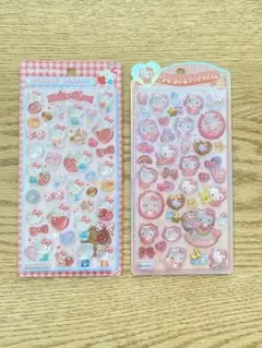 ボンボンドロップシール・うるちゅるのハローキティ シールセット