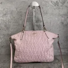 COACH 17773 マディソン 2WAY ハンドバッグ パープル 保存袋付 - メルカリ