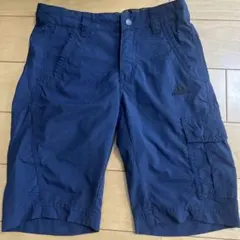 adidas カーゴハーフパンツ ネイビー　120