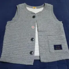 グレー ベスト 110