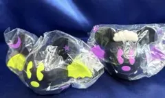 ディズニー　ハロウィン　コウモリ　マスコット 2個セット　置物　ミッキー　ミニー