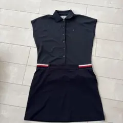 TOMMY HILFIGER ネイビー ポロドレス