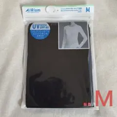 【新品】ユニクロ エアリズム UVカット クルーネック シルクブレンド M 1枚