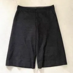 キュロットパンツ バミューダパンツ シンプル 春秋 ブラック M相当