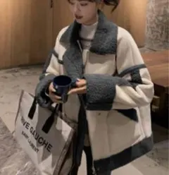 最終値下げ！アビトーキョー　エコムートンボアジャケット