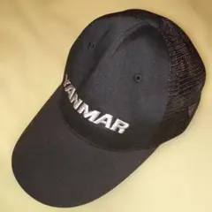 YANMAR ヤンマー メッシュバックキャップ 黒のサムネイル