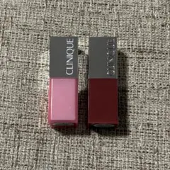 CLINIQUE ミニリップ バブルガムポップ プラムポップ
