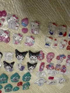 おすそ分け　ぷっくりシール　3Dシール　マイメロ　クロミ　キティ　シナモン