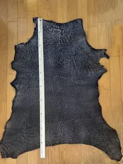 プリント加工　むら染め　革 60dm 約95cm x 65cm