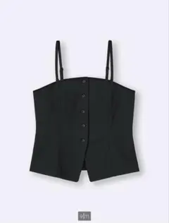 GU フロントボタンビスチェ