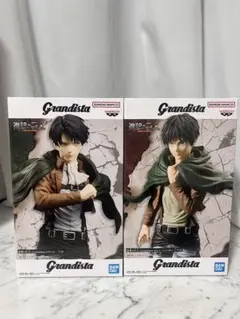 進撃の巨人 Grandista エレン リヴァイ フィギュア 2体セット - メルカリ