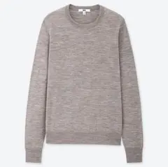 ユニクロ　エクストラファインメリノクルーネックセーター
