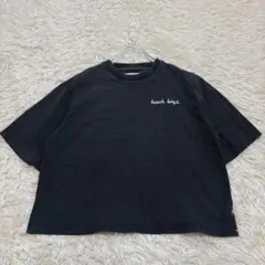 2484 MOUSSY STUDIOWEAR オーバーサイズＴシャツ 五分袖 黒