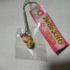 ご当地 日焼け白キティギターウクレレサンダルkitty 根付けストラップ