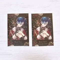 悪魔執事と黒い猫 あくねこ クリスマスチェキ風カード ハウレス