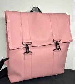【美品】希少色　Rains ピンク バックパック　リュック　撥水加工のサムネイル