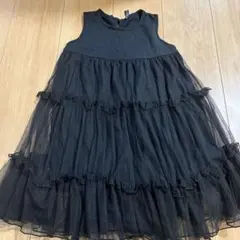 女の子　120 ワンピース　ドレス　フォーマル　黒