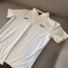 Callaway ホワイト ポロシャツ