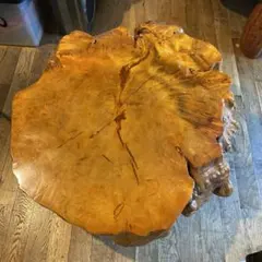yamamoto様専用 花梨/カリン 座卓 テーブル 瘤一枚板 瘤杢 輪切り